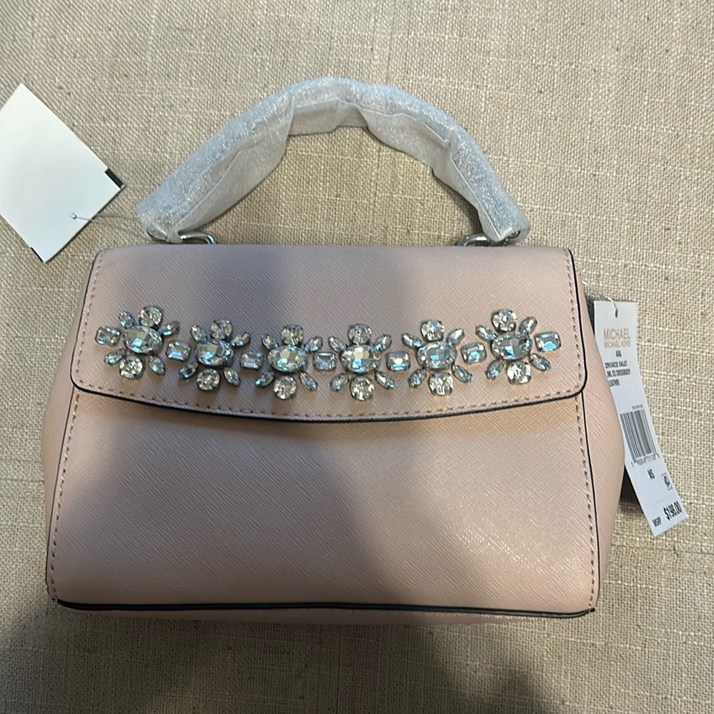 NWT Michael Kors Ava XS Crossbody purse Ballet